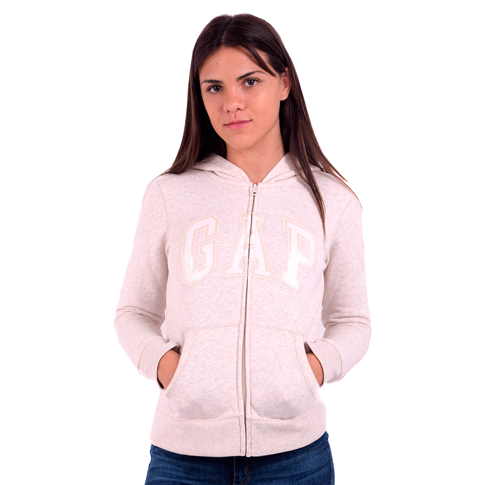 Campera GAP Niñas Beige con Logo - Imagen 2