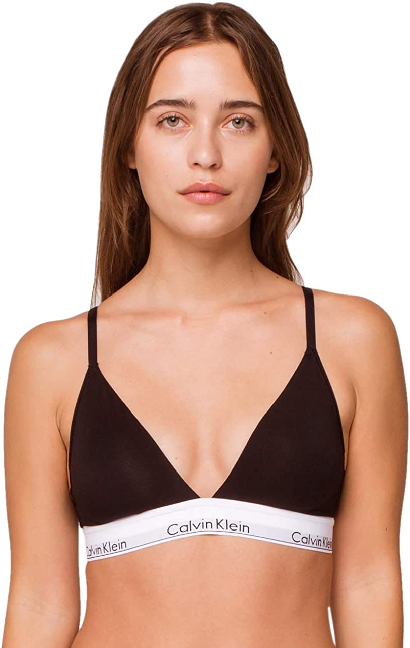 Top Calvin Klein Lightly Lined Triangulo Negro - Imagen 4