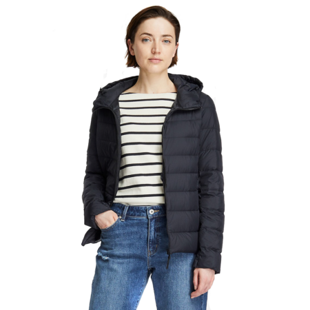 Campera Uniqlo de Mujer con capucha color negro