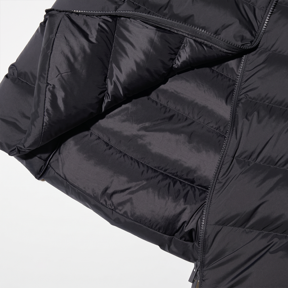 Abrigo Uniqlo Ultra Light Down Extralarga Negro Mujer - Imagen 6