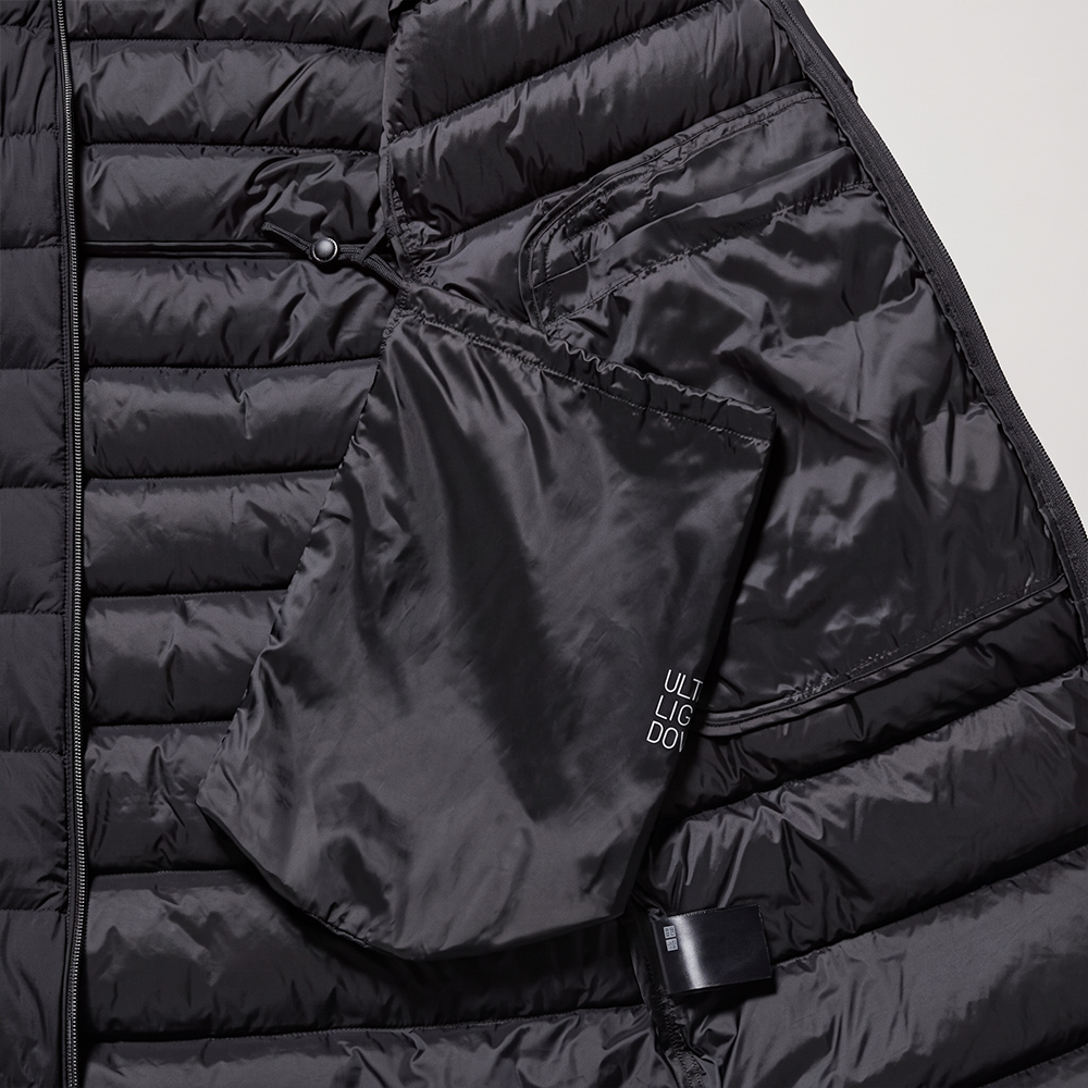Abrigo Uniqlo Ultra Light Down Extralarga Negro Mujer - Imagen 8