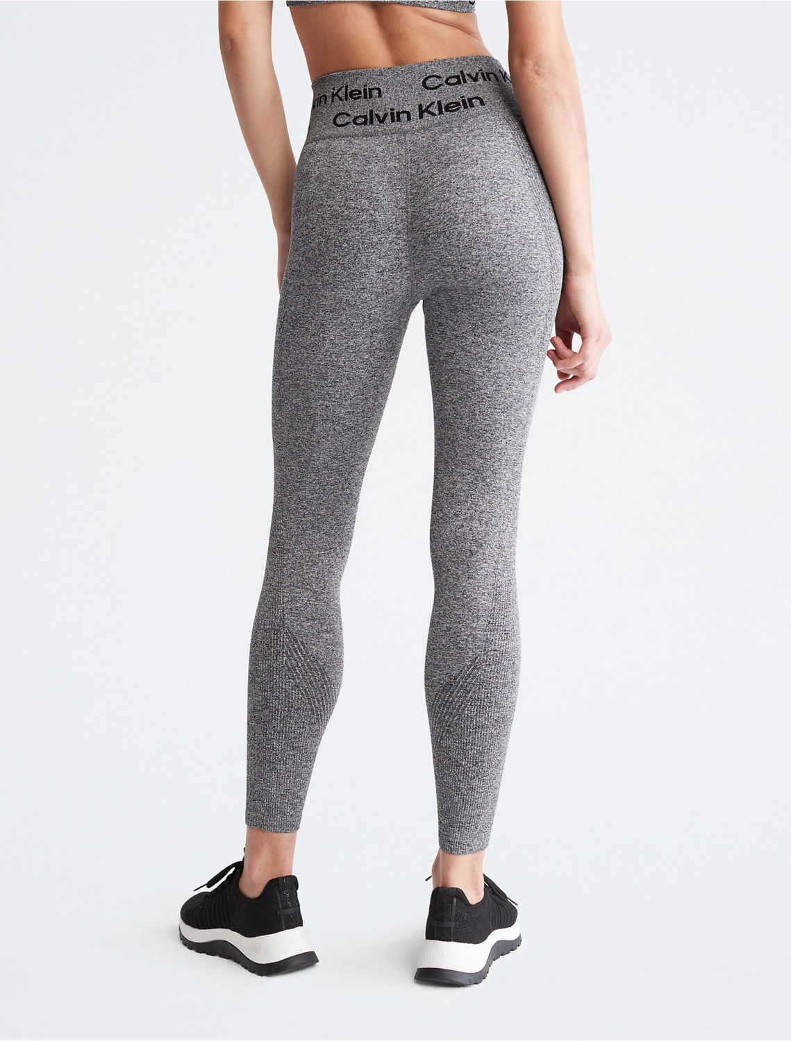 Calza Deportiva Performance Seamless 7/8 Gris - Imagen 5