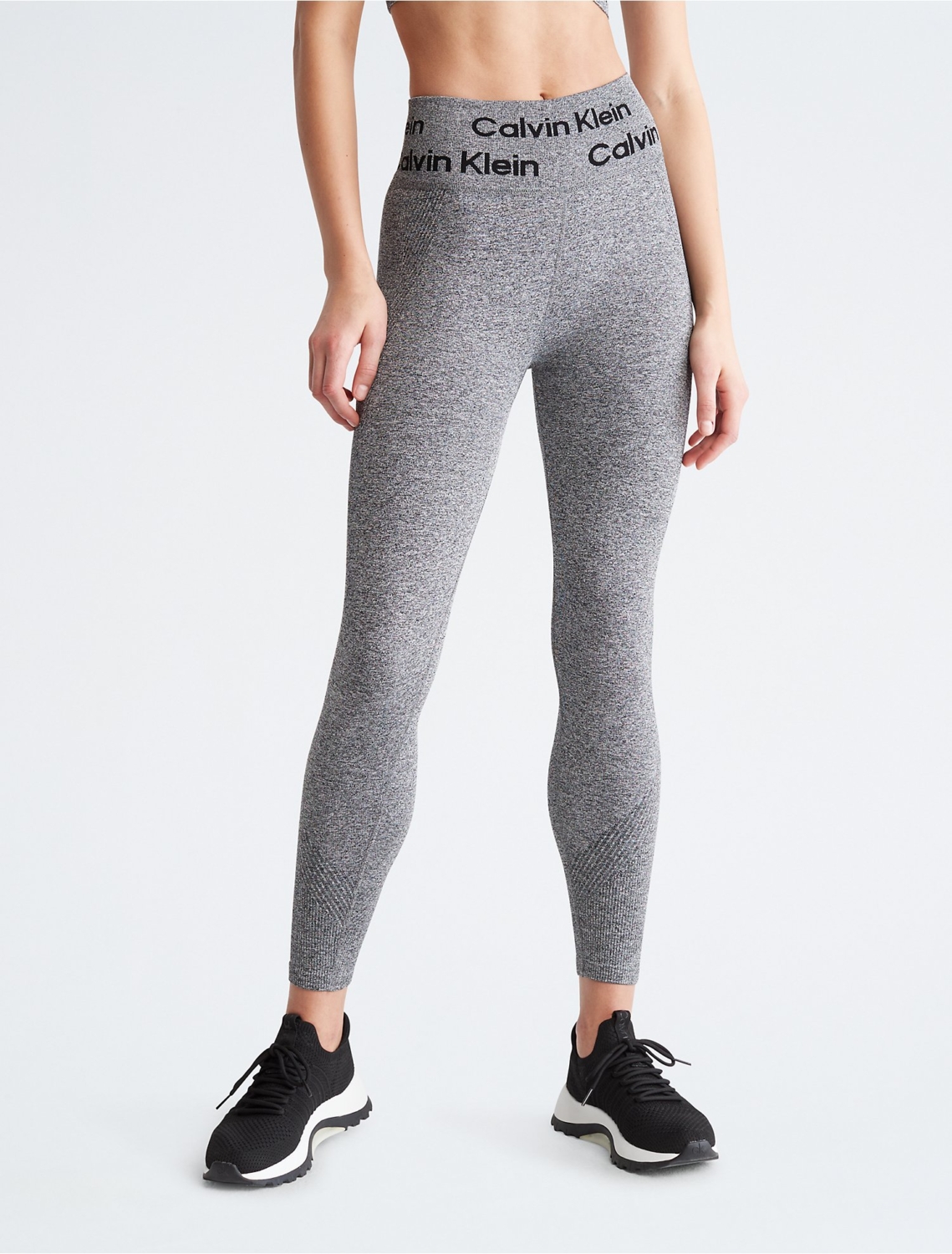 Calza Deportiva Performance Seamless 7/8 Gris - Imagen 6