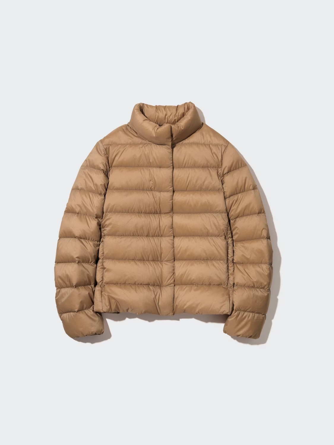 Campera Uniqlo Ultra Light Down Sin Capucha Mujer Beige - Imagen 7