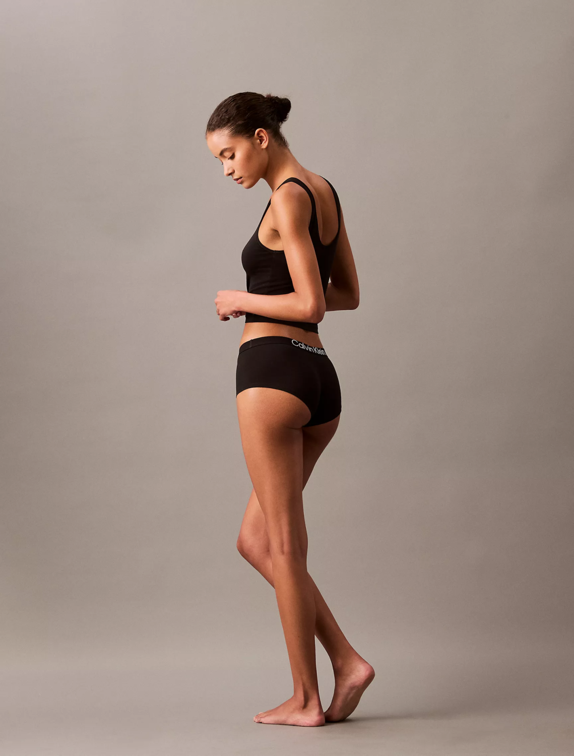 Boyshort Culotte Calvin Klein Negro - Imagen 5