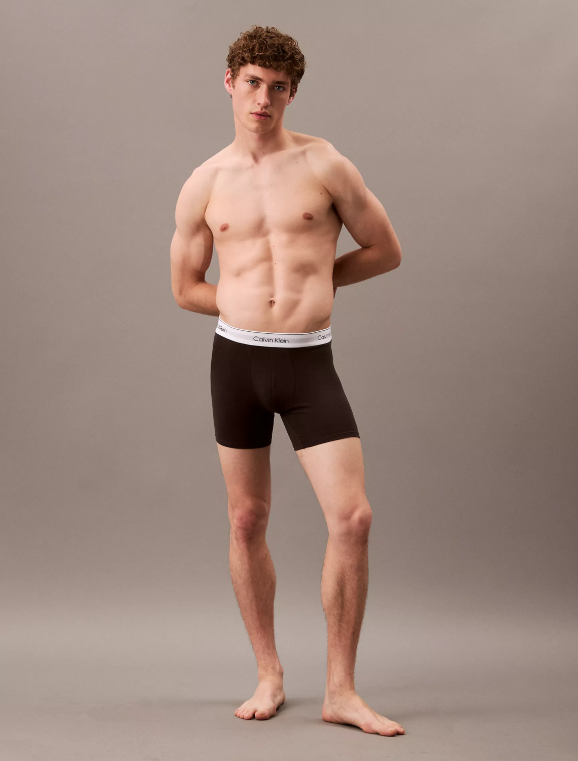 Boxer Negro Calvin Klein Hombre Algodón Pack x3 - Imagen 5