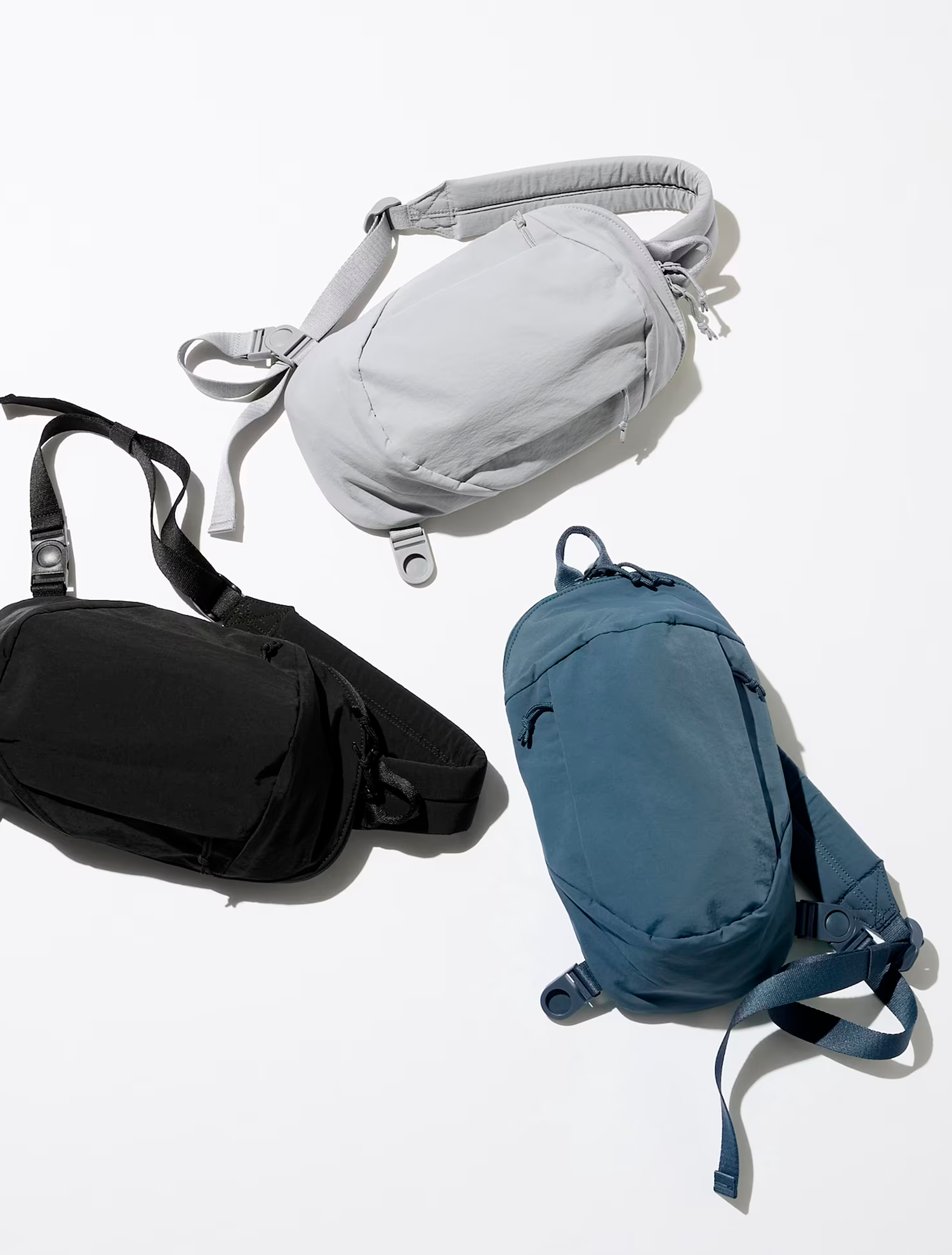 Bandolera Morral Uniqlo Azul Acero - Imagen 6
