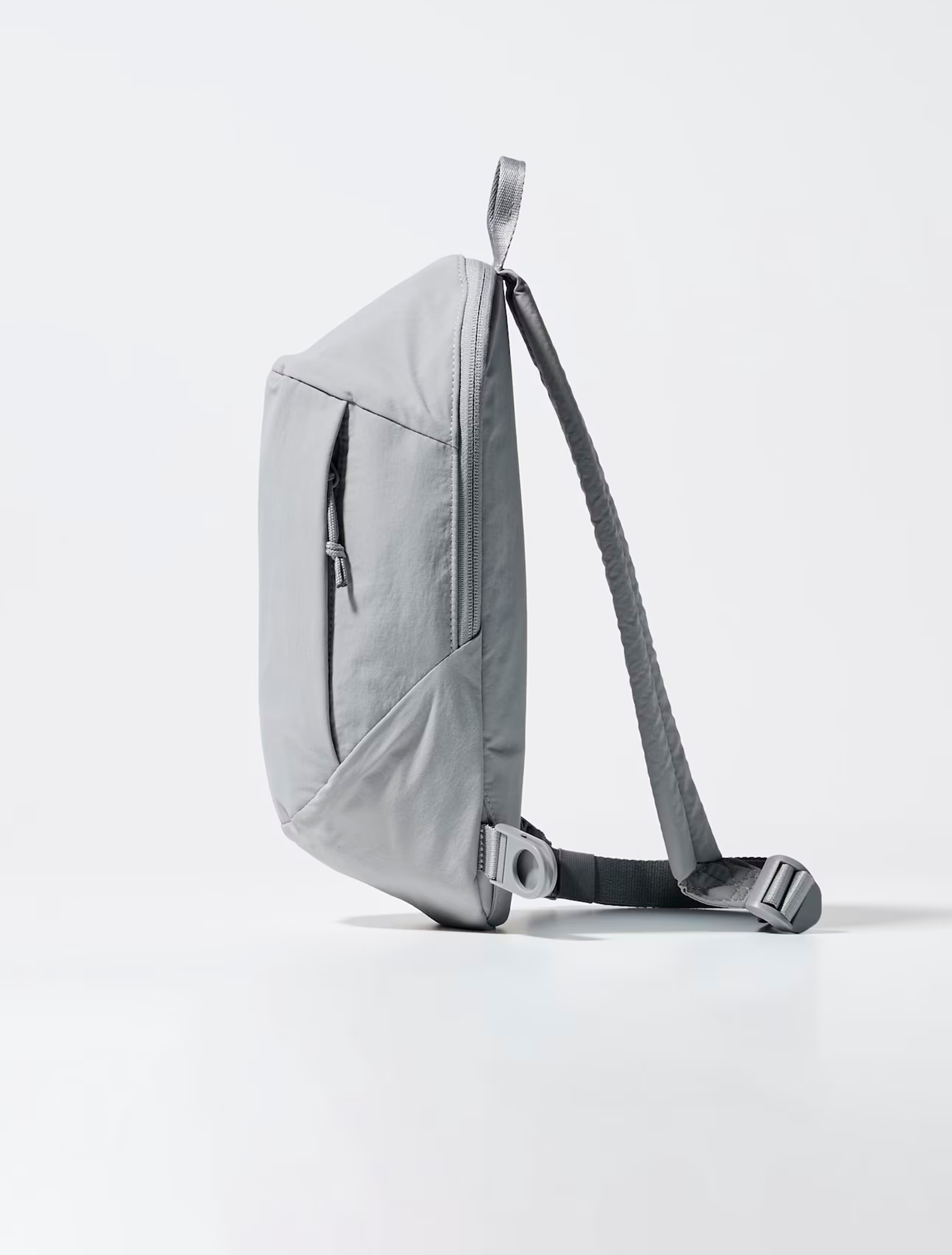 Bandolera Morral Uniqlo Gris Claro - Imagen 3
