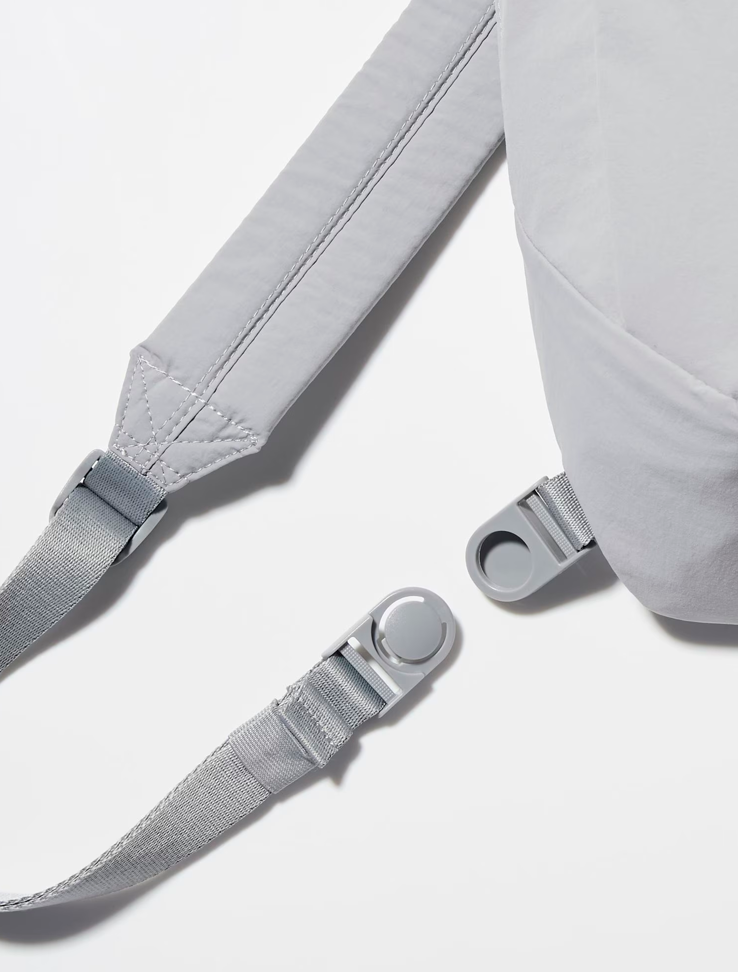 Bandolera Morral Uniqlo Gris Claro - Imagen 6