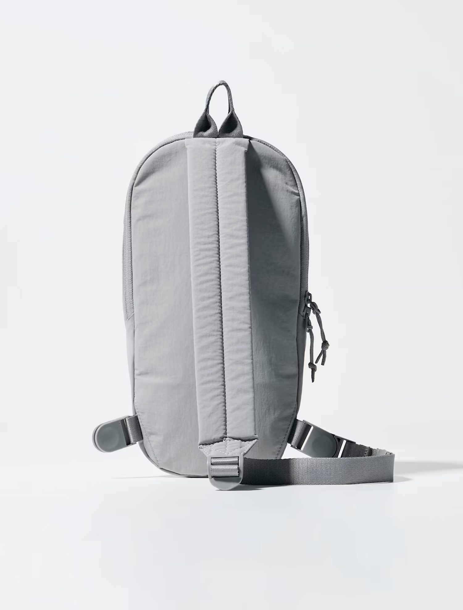 Bandolera Morral Uniqlo Gris Claro - Imagen 4