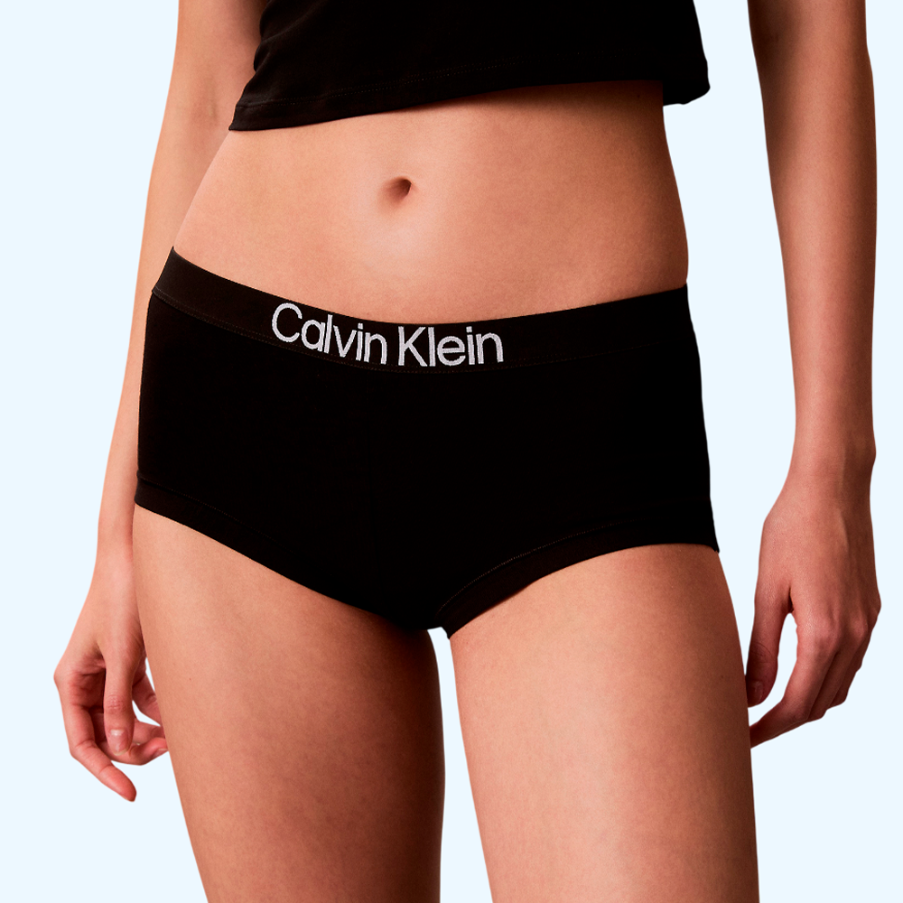 Boyshort Culotte Extra Soft Calvin Klein Negro