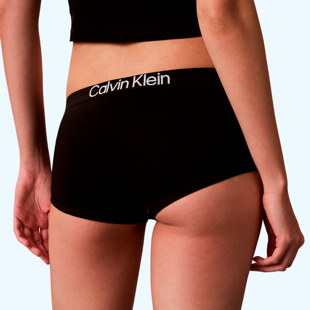 Boyshort Culotte Extra Soft Calvin Klein Negro - Imagen 2