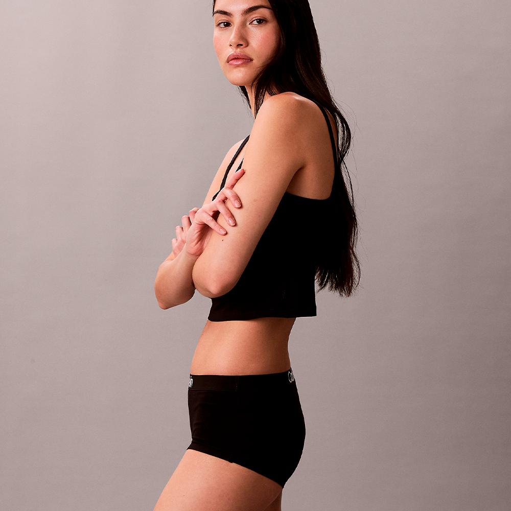Boyshort Culotte Extra Soft Calvin Klein Negro - Imagen 5