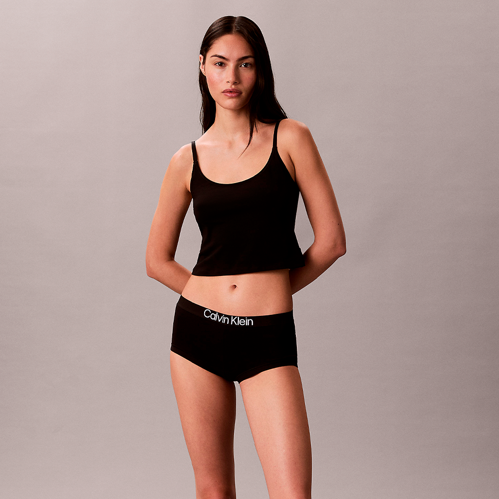 Boyshort Culotte Extra Soft Calvin Klein Negro - Imagen 3