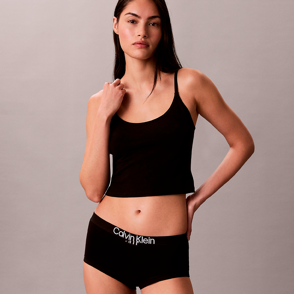 Boyshort Culotte Extra Soft Calvin Klein Negro - Imagen 6