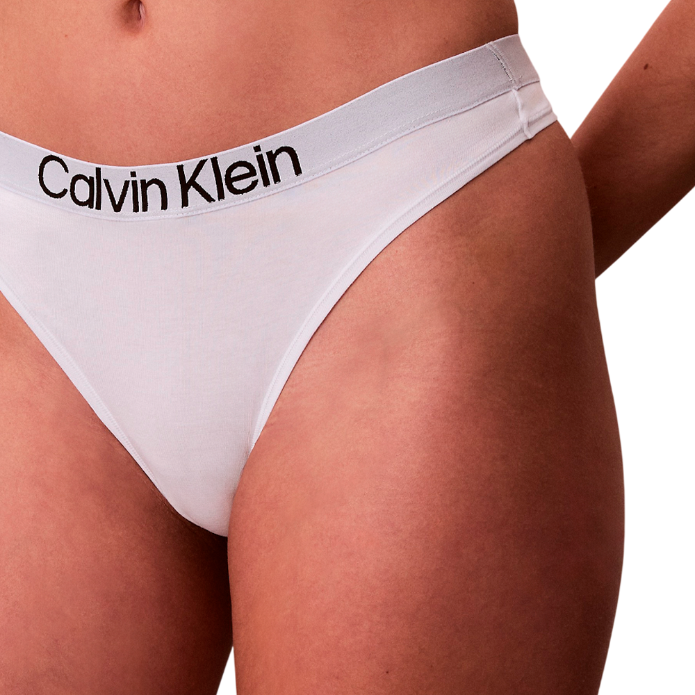 Tanga Calvin Klein Maximum Blanco