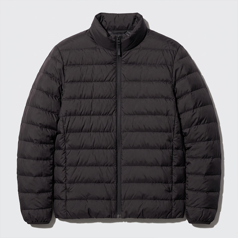 Campera Uniqlo Puffertech Hombre Sin Capucha Negro - Imagen 2