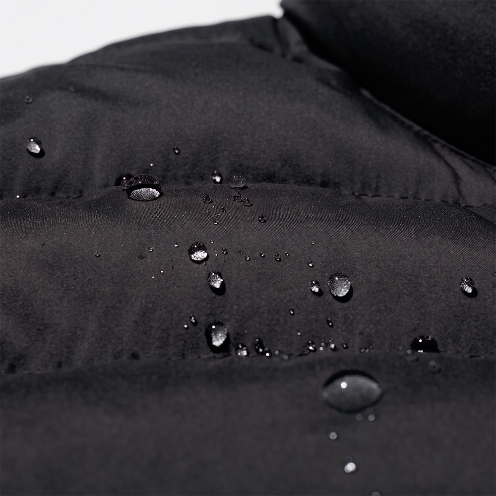 Campera Uniqlo Puffertech Hombre Sin Capucha Negro - Imagen 3