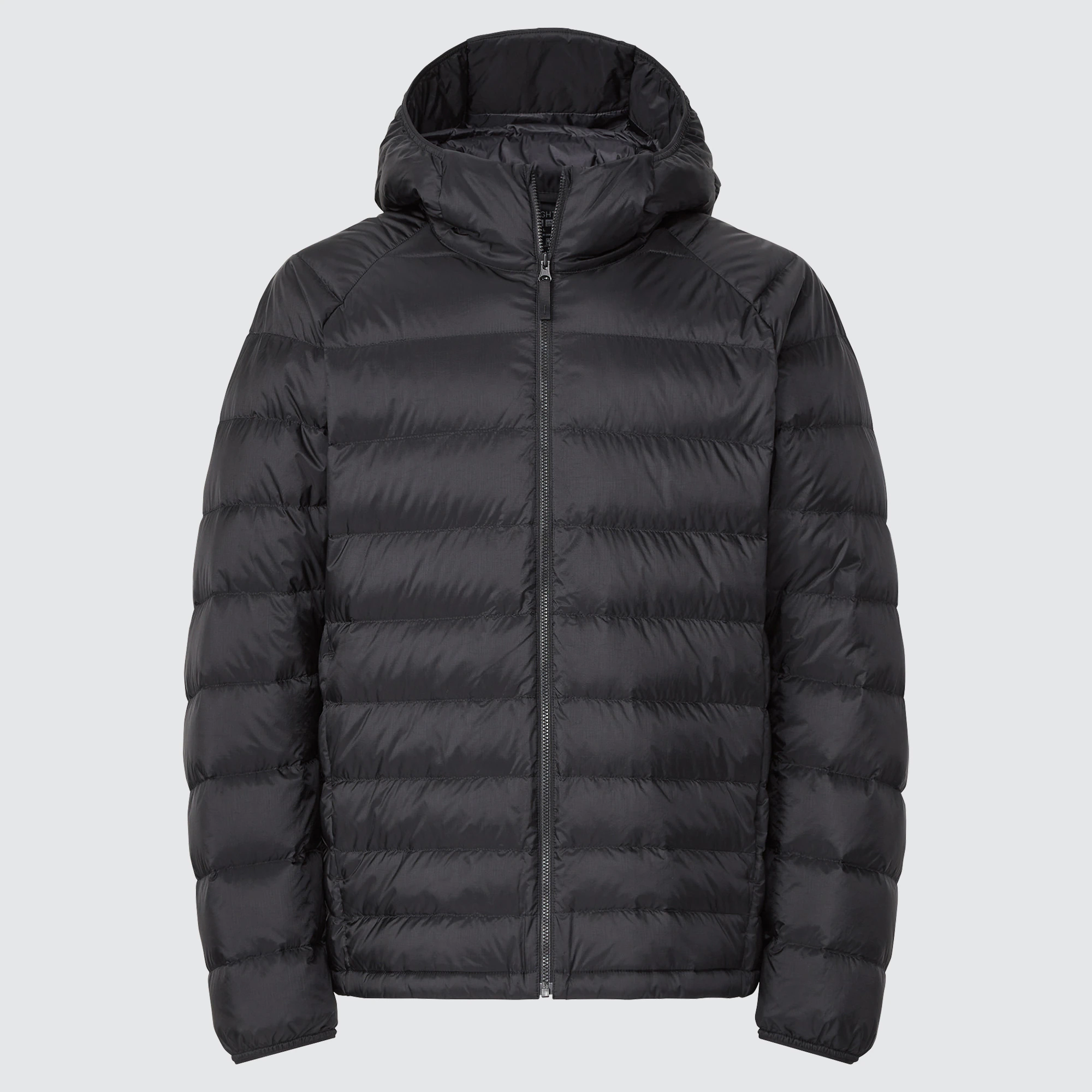 Campera Uniqlo Ultra Light Down Con Capucha Negro - Imagen 2