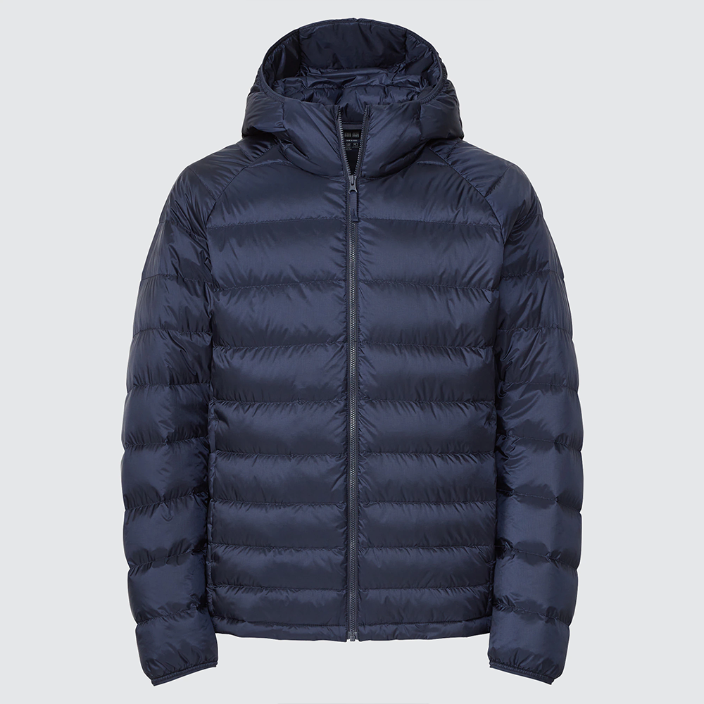 Campera Uniqlo Ultra Light Down Con Capucha Navy - Imagen 2