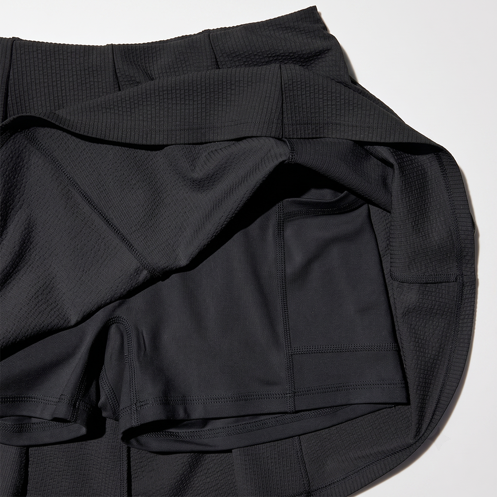 Pollera Short Deportiva Uniqlo Negro Active - Imagen 5